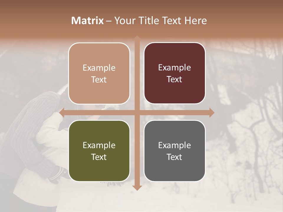 A Man And Woman Kissing In Front Of A Bridge PowerPoint Template