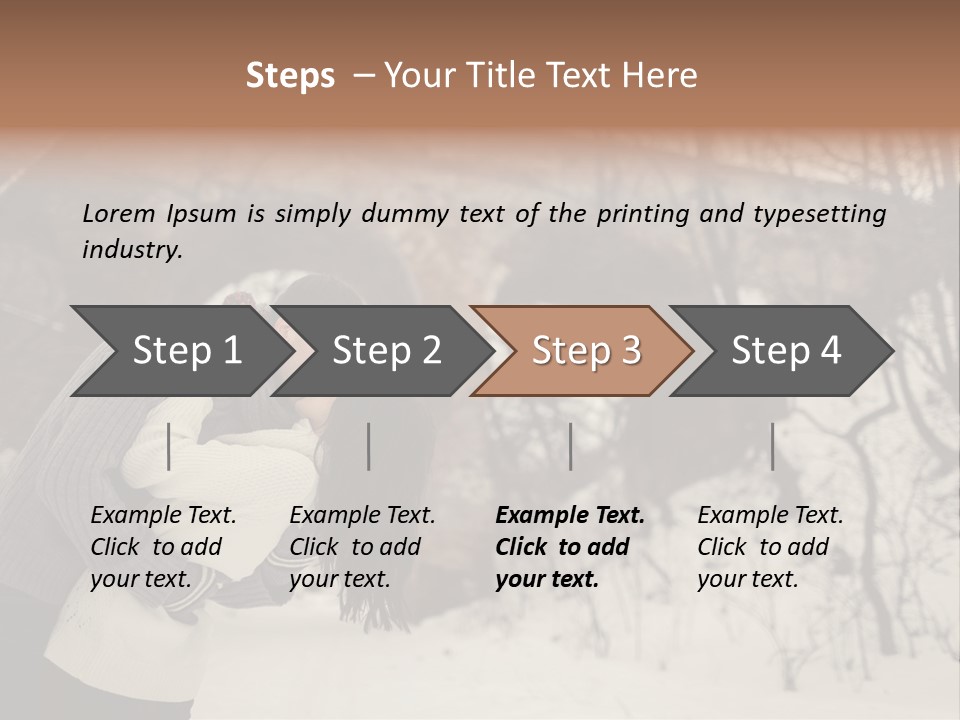 A Man And Woman Kissing In Front Of A Bridge PowerPoint Template