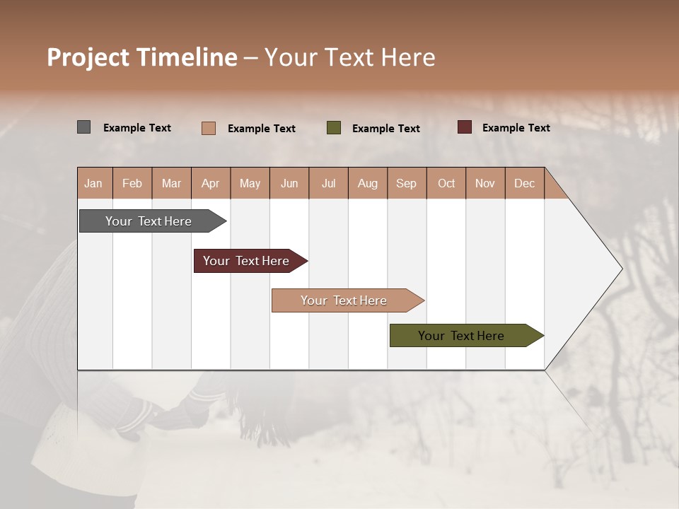 A Man And Woman Kissing In Front Of A Bridge PowerPoint Template