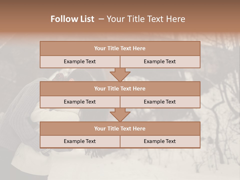 A Man And Woman Kissing In Front Of A Bridge PowerPoint Template