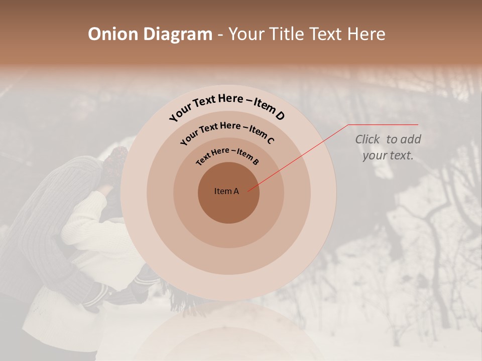 A Man And Woman Kissing In Front Of A Bridge PowerPoint Template