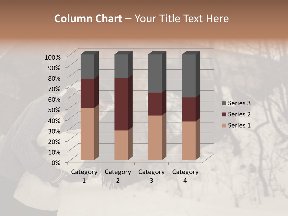 A Man And Woman Kissing In Front Of A Bridge PowerPoint Template