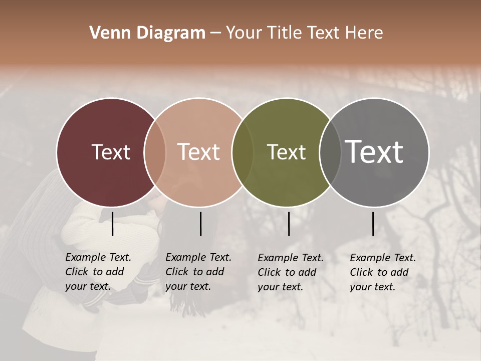 A Man And Woman Kissing In Front Of A Bridge PowerPoint Template