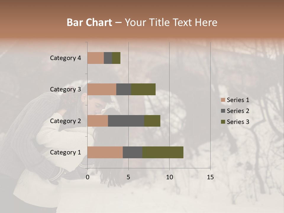 A Man And Woman Kissing In Front Of A Bridge PowerPoint Template