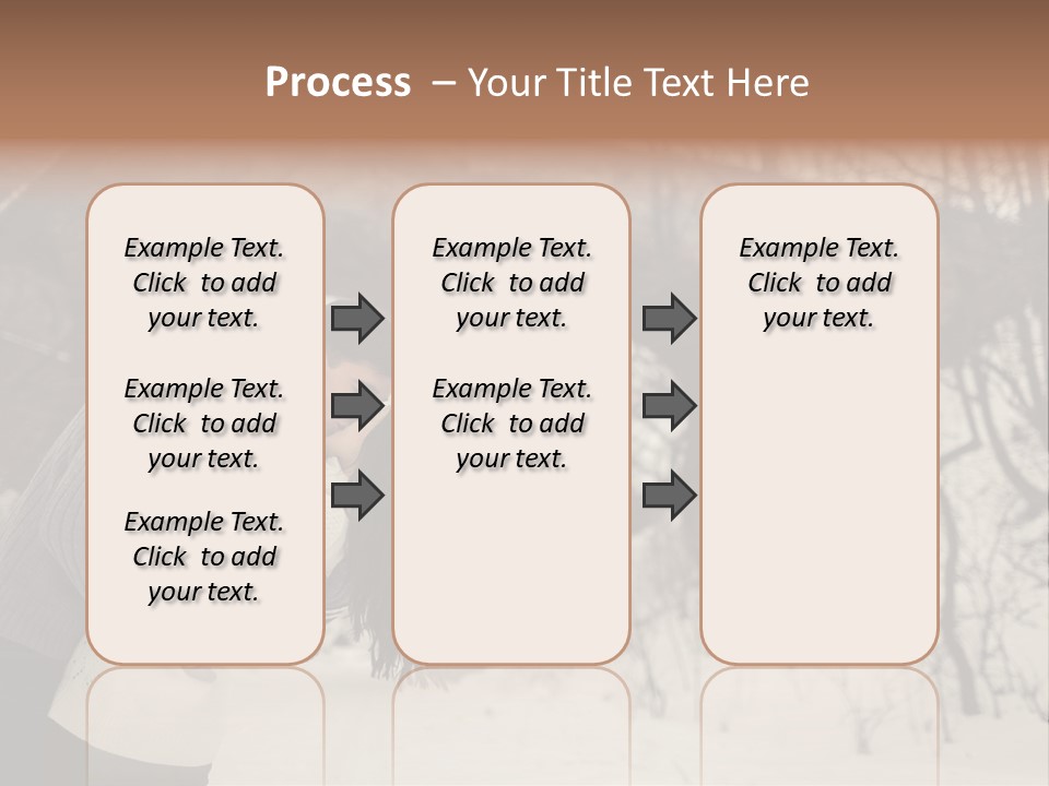 A Man And Woman Kissing In Front Of A Bridge PowerPoint Template