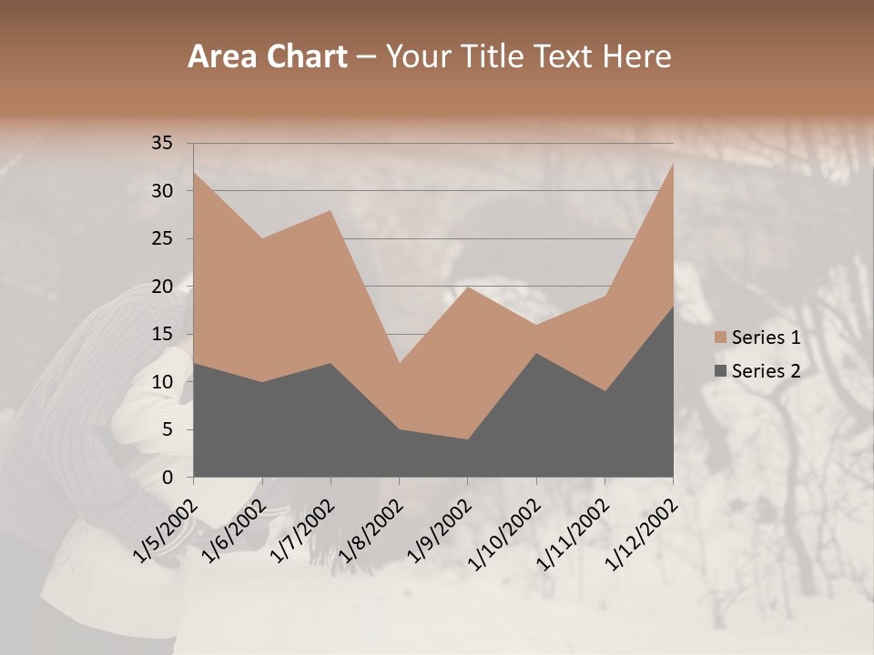 A Man And Woman Kissing In Front Of A Bridge PowerPoint Template