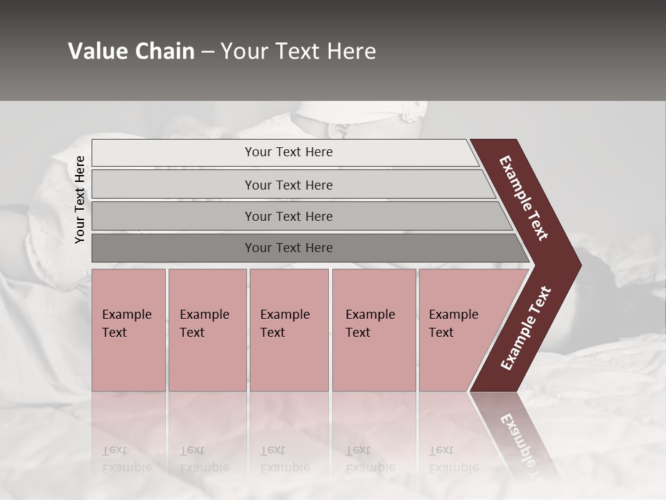 A Woman Laying On Top Of A Bed Holding A Baby PowerPoint Template