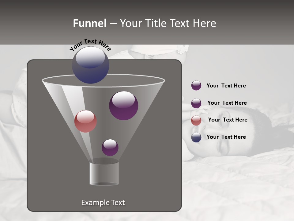 A Woman Laying On Top Of A Bed Holding A Baby PowerPoint Template