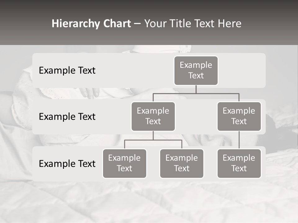 A Woman Laying On Top Of A Bed Holding A Baby PowerPoint Template