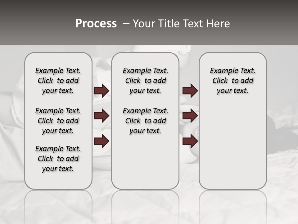 A Woman Laying On Top Of A Bed Holding A Baby PowerPoint Template