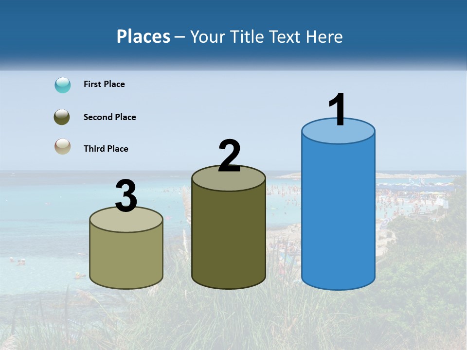 A Large Body Of Water With People In It PowerPoint Template