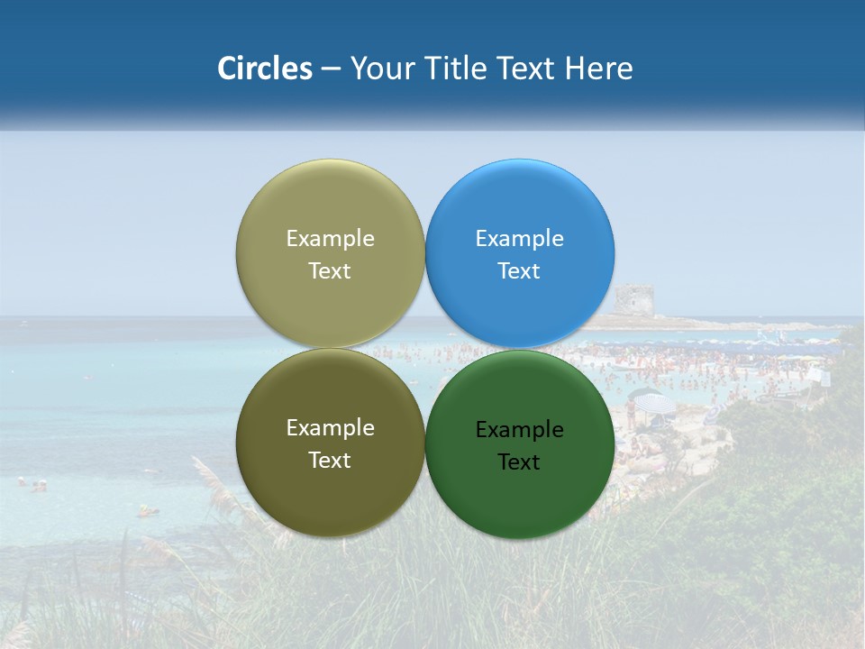 A Large Body Of Water With People In It PowerPoint Template