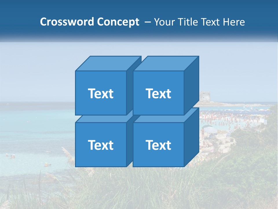 A Large Body Of Water With People In It PowerPoint Template