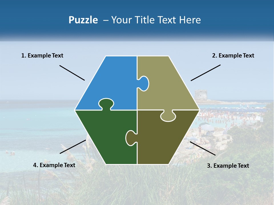 A Large Body Of Water With People In It PowerPoint Template