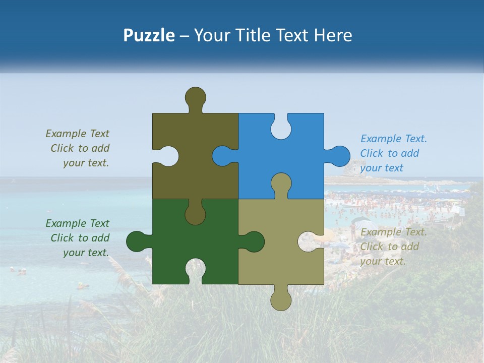 A Large Body Of Water With People In It PowerPoint Template