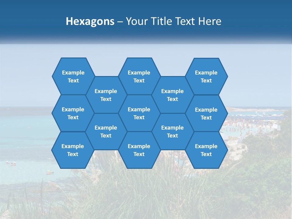 A Large Body Of Water With People In It PowerPoint Template