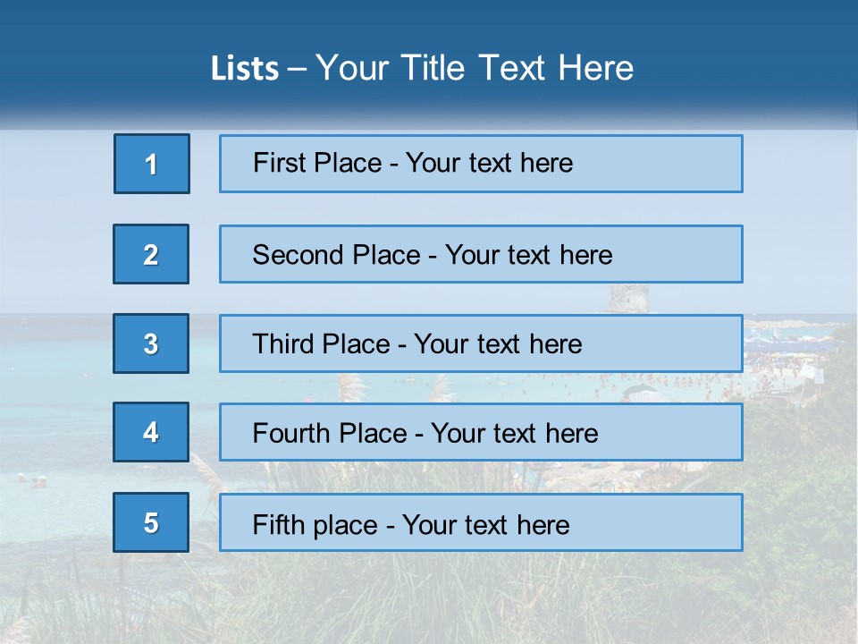 A Large Body Of Water With People In It PowerPoint Template