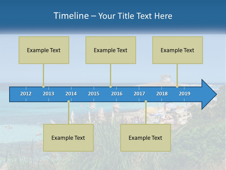 A Large Body Of Water With People In It PowerPoint Template