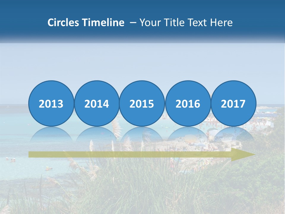 A Large Body Of Water With People In It PowerPoint Template