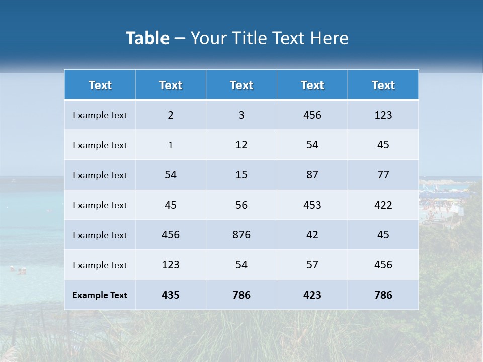 A Large Body Of Water With People In It PowerPoint Template