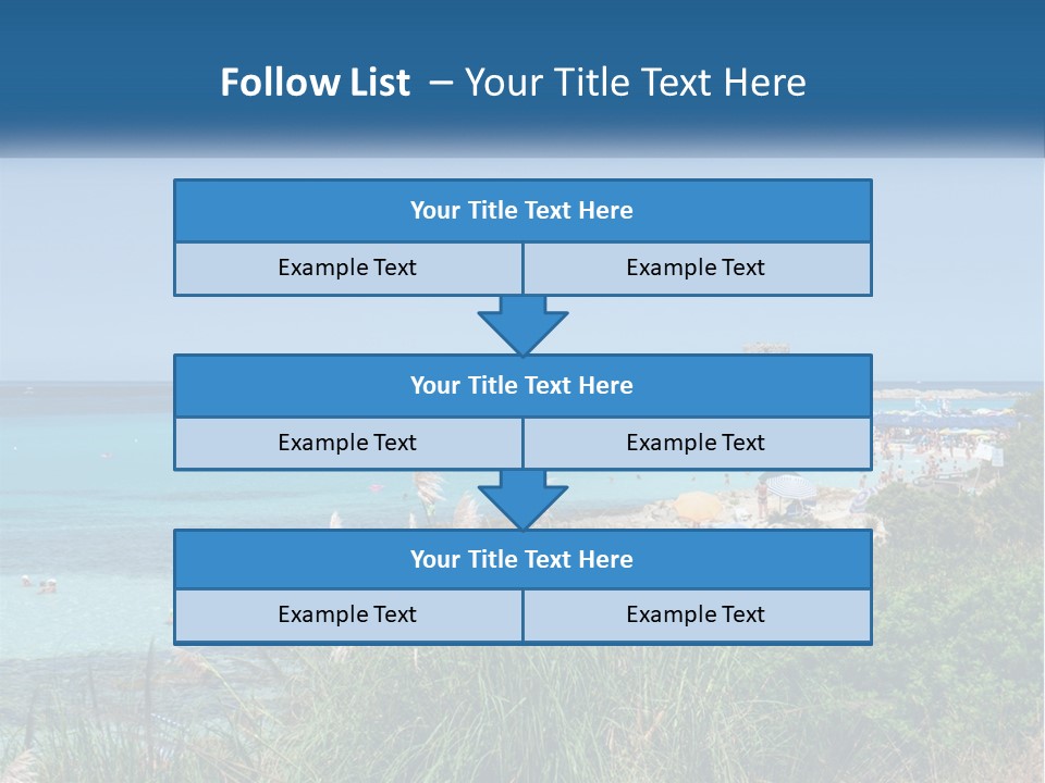 A Large Body Of Water With People In It PowerPoint Template