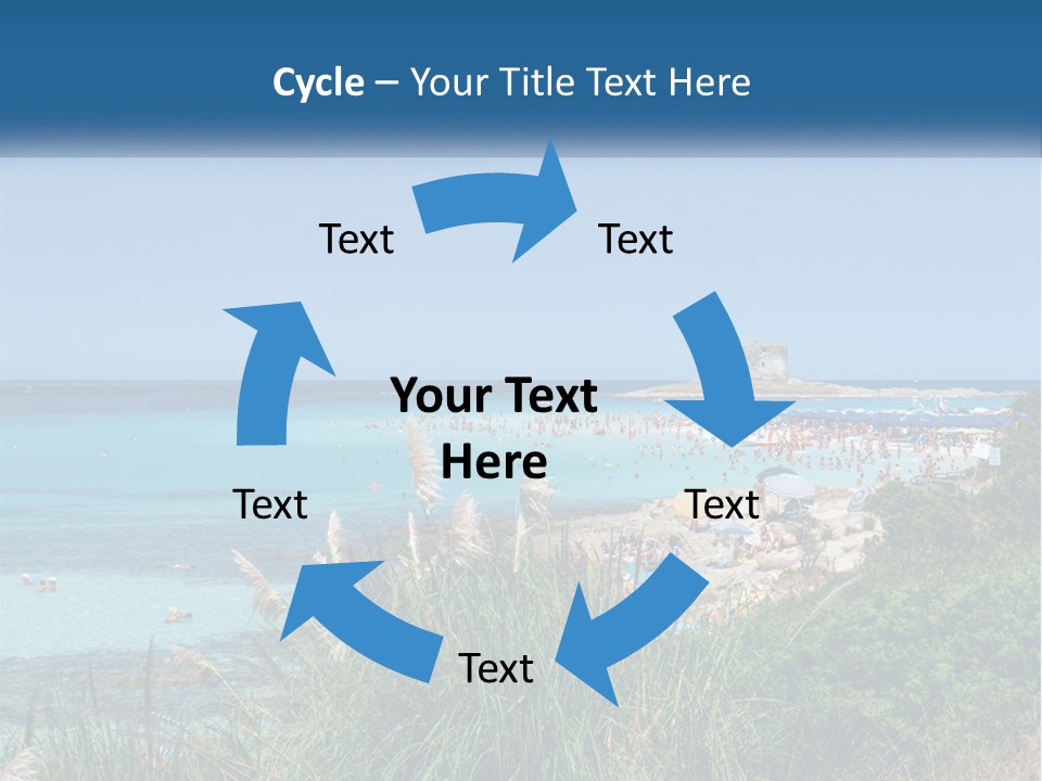 A Large Body Of Water With People In It PowerPoint Template