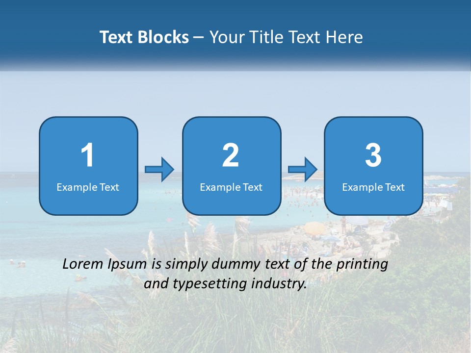 A Large Body Of Water With People In It PowerPoint Template