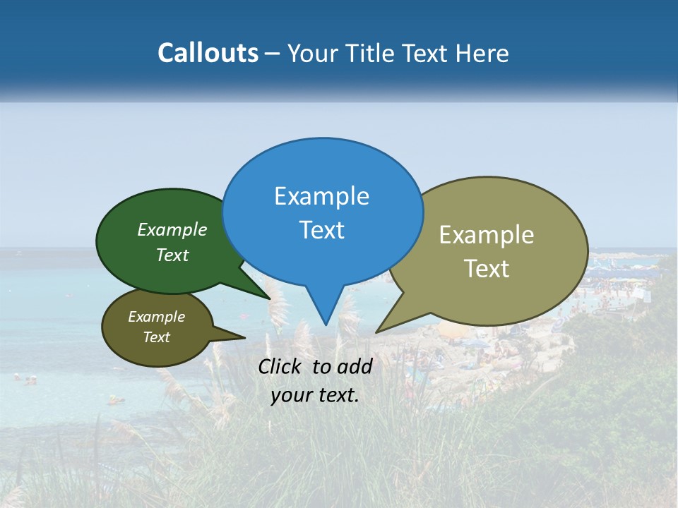 A Large Body Of Water With People In It PowerPoint Template