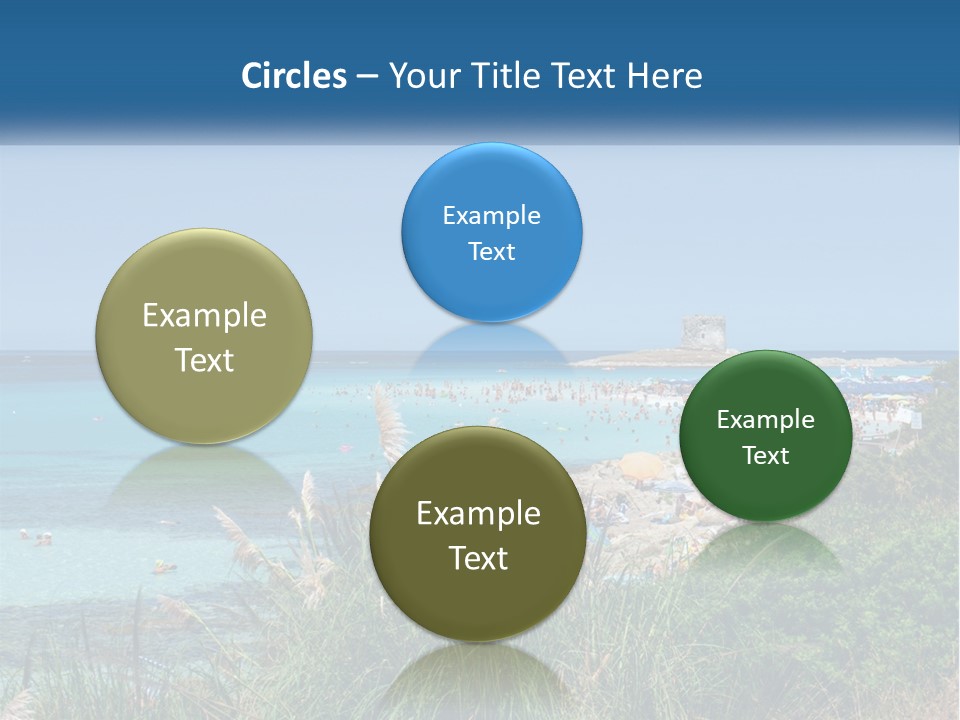 A Large Body Of Water With People In It PowerPoint Template