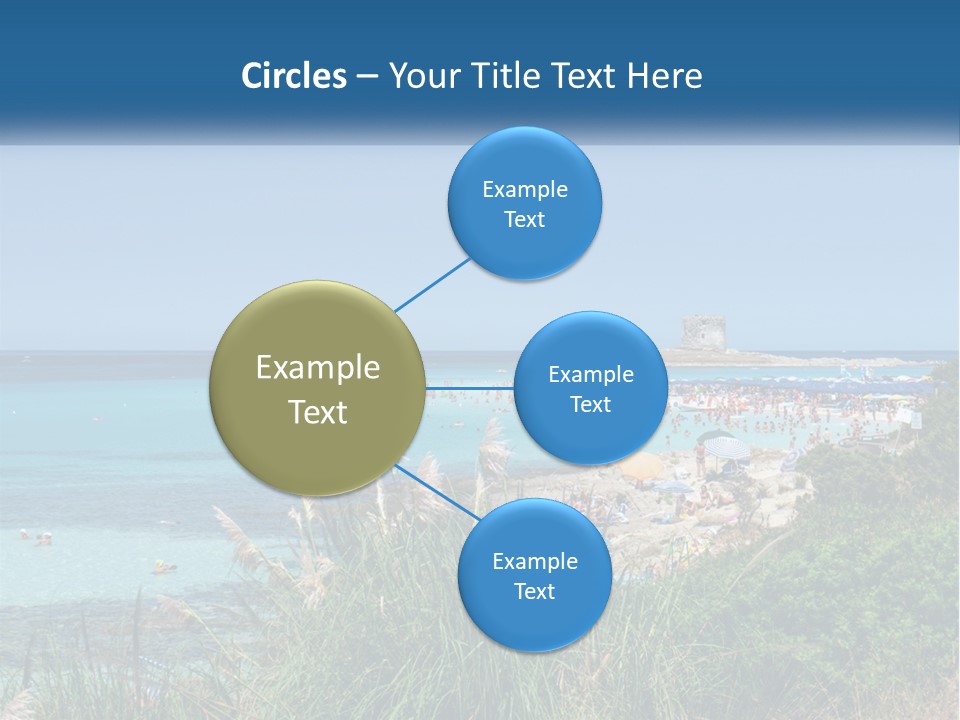 A Large Body Of Water With People In It PowerPoint Template