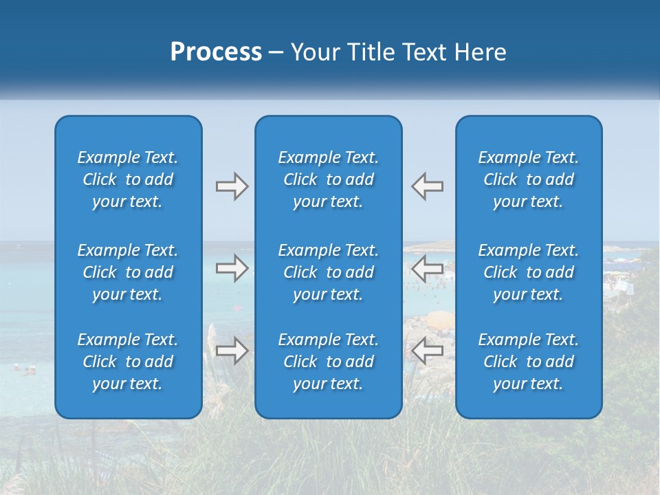 A Large Body Of Water With People In It PowerPoint Template