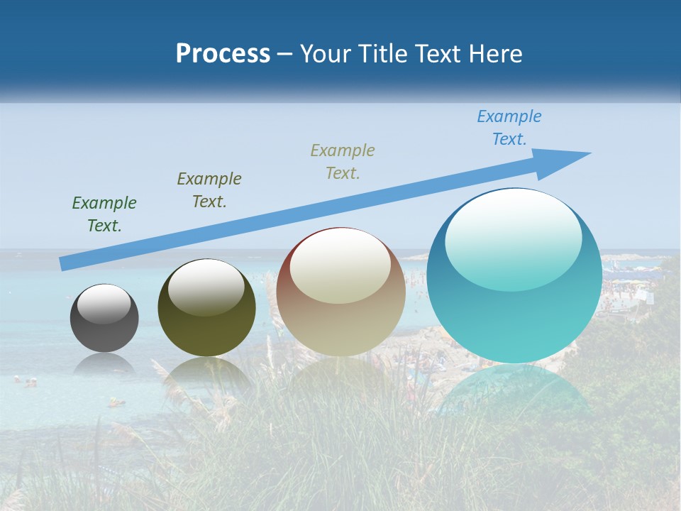 A Large Body Of Water With People In It PowerPoint Template