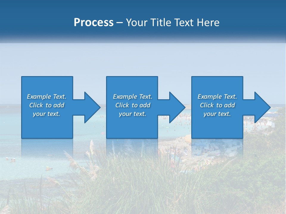 A Large Body Of Water With People In It PowerPoint Template