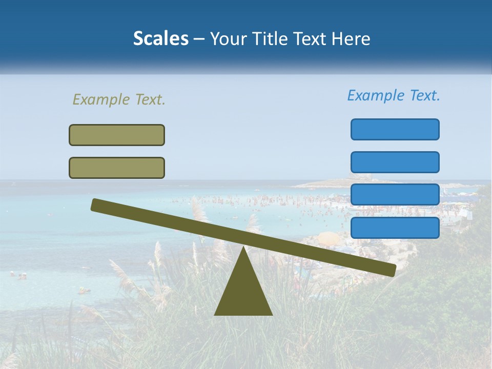 A Large Body Of Water With People In It PowerPoint Template