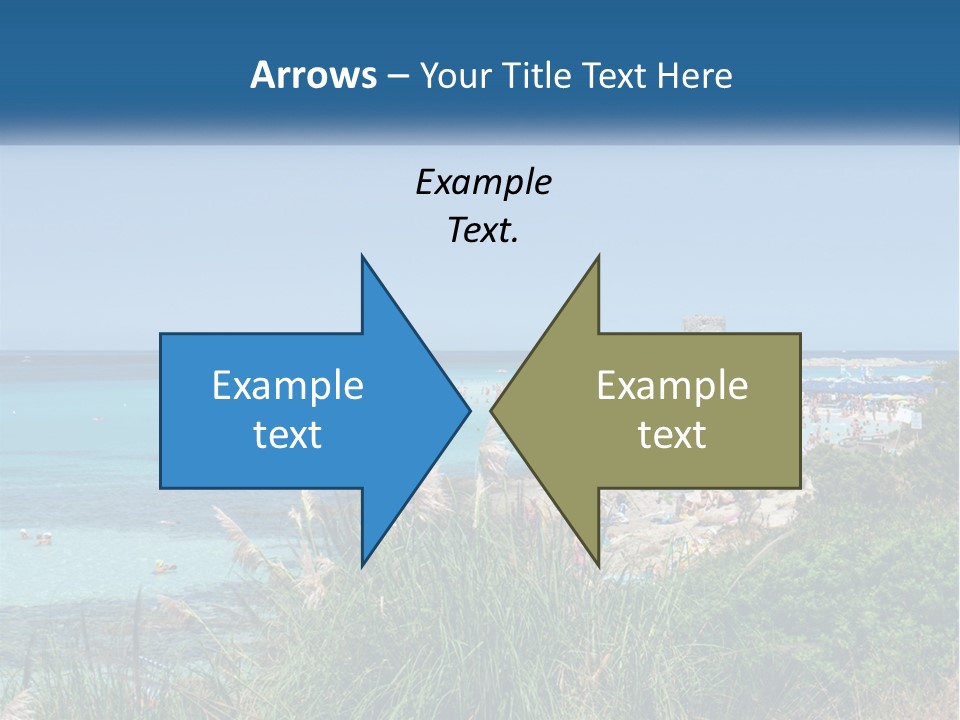 A Large Body Of Water With People In It PowerPoint Template