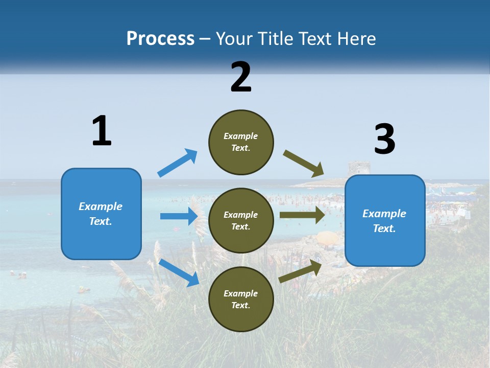 A Large Body Of Water With People In It PowerPoint Template