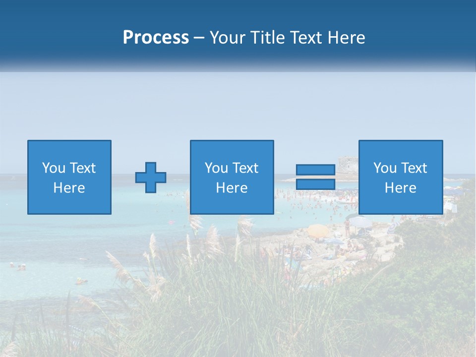 A Large Body Of Water With People In It PowerPoint Template