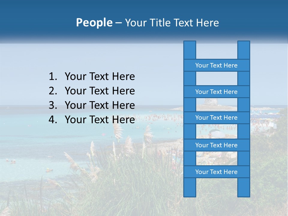 A Large Body Of Water With People In It PowerPoint Template