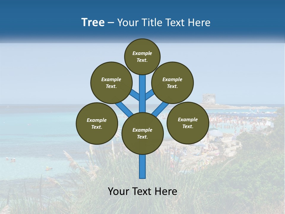 A Large Body Of Water With People In It PowerPoint Template