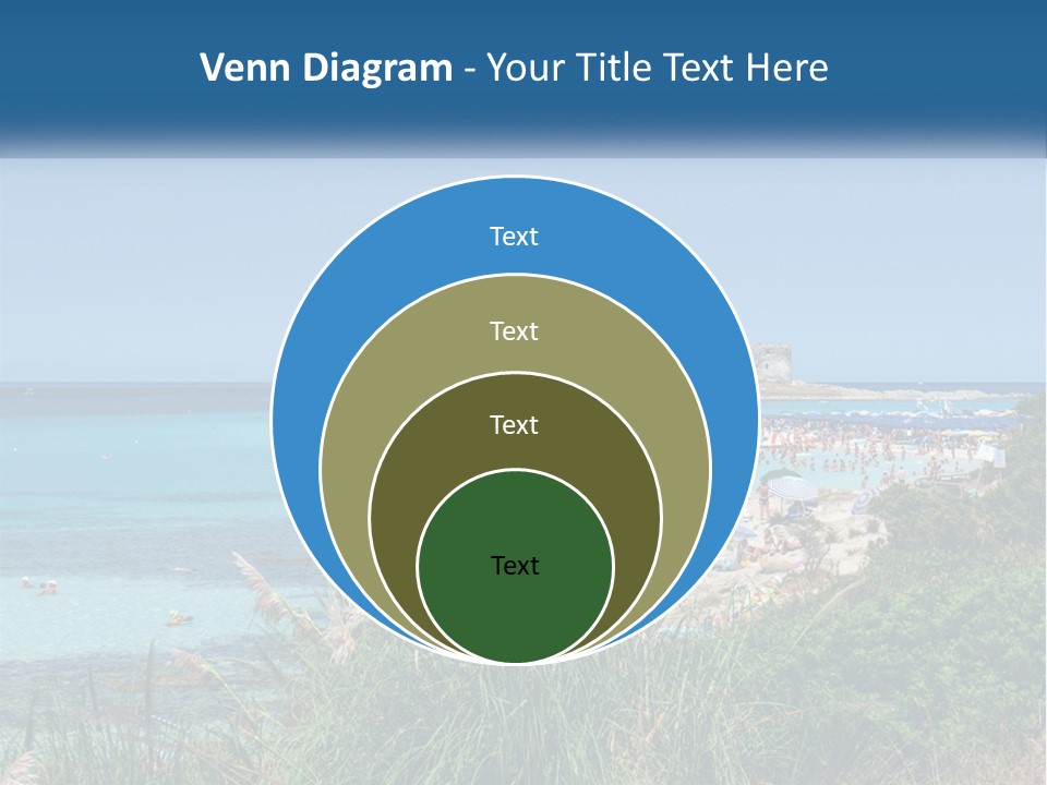 A Large Body Of Water With People In It PowerPoint Template