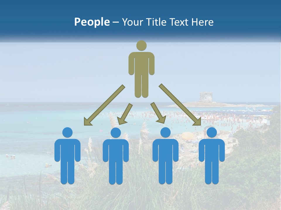 A Large Body Of Water With People In It PowerPoint Template