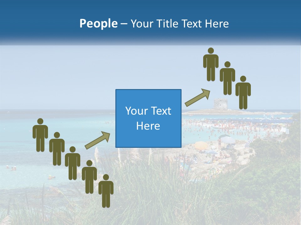 A Large Body Of Water With People In It PowerPoint Template