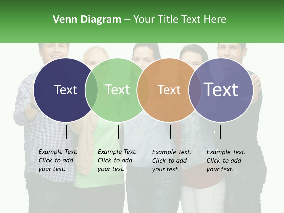 A Group Of People Holding Up Cell Phones PowerPoint Template