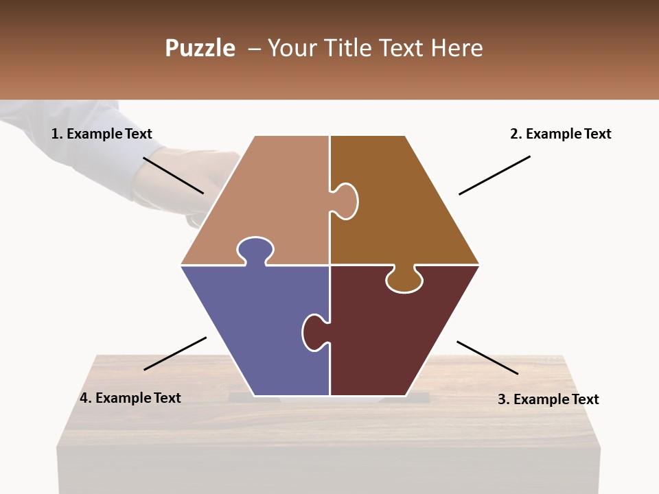A Person Putting A Piece Of Paper In A Voting Box PowerPoint Template