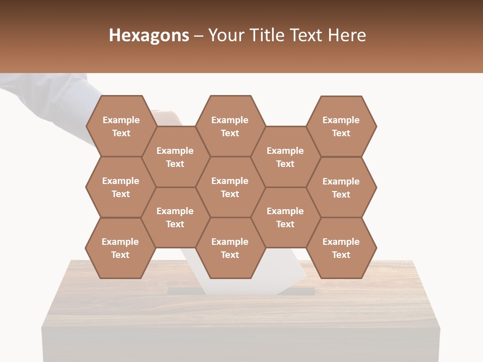 A Person Putting A Piece Of Paper In A Voting Box PowerPoint Template