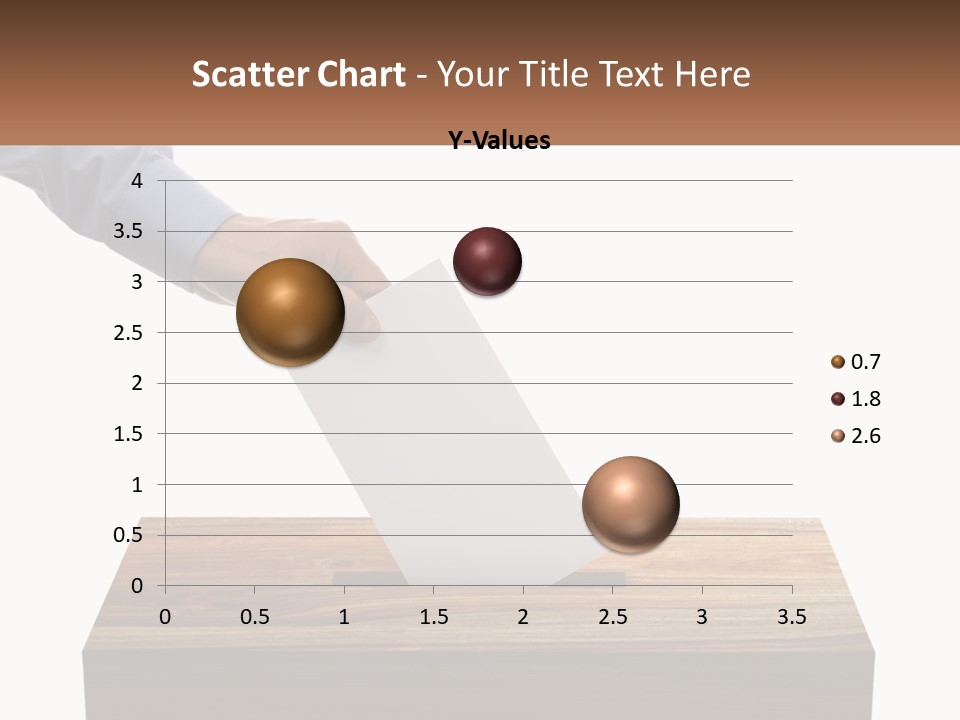 A Person Putting A Piece Of Paper In A Voting Box PowerPoint Template