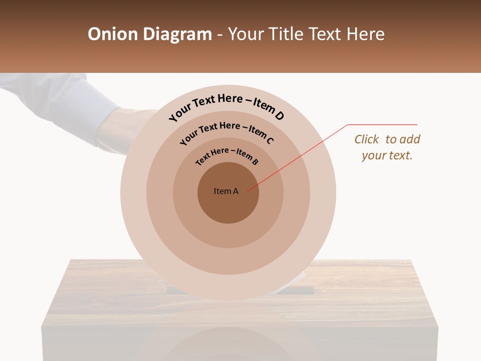 A Person Putting A Piece Of Paper In A Voting Box PowerPoint Template