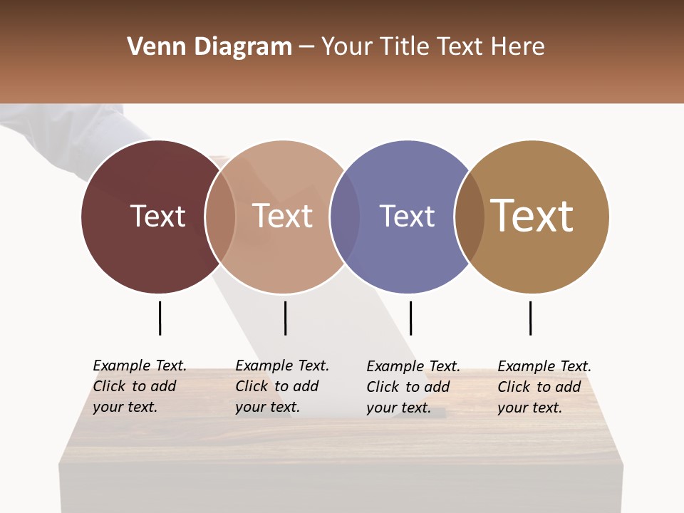 A Person Putting A Piece Of Paper In A Voting Box PowerPoint Template