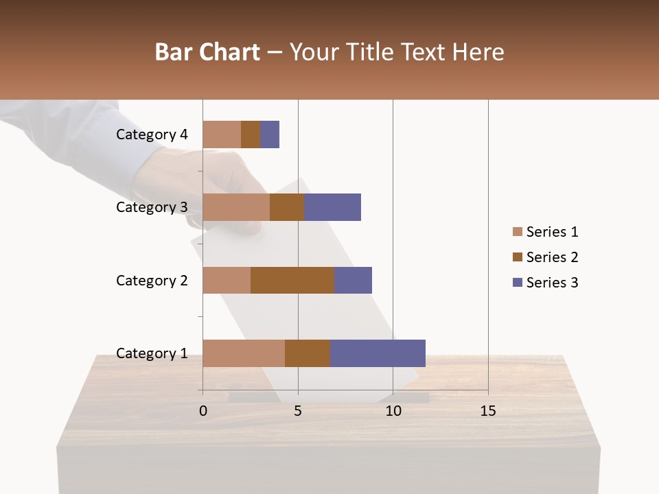 A Person Putting A Piece Of Paper In A Voting Box PowerPoint Template