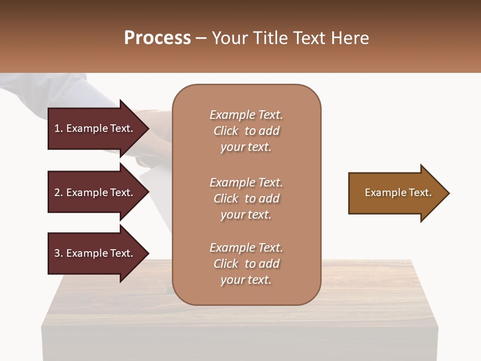 A Person Putting A Piece Of Paper In A Voting Box PowerPoint Template